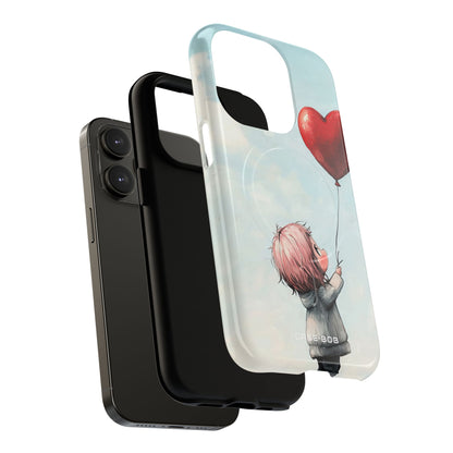 Heart Balloon Glow iPhone 14 Pro Case - Tough+