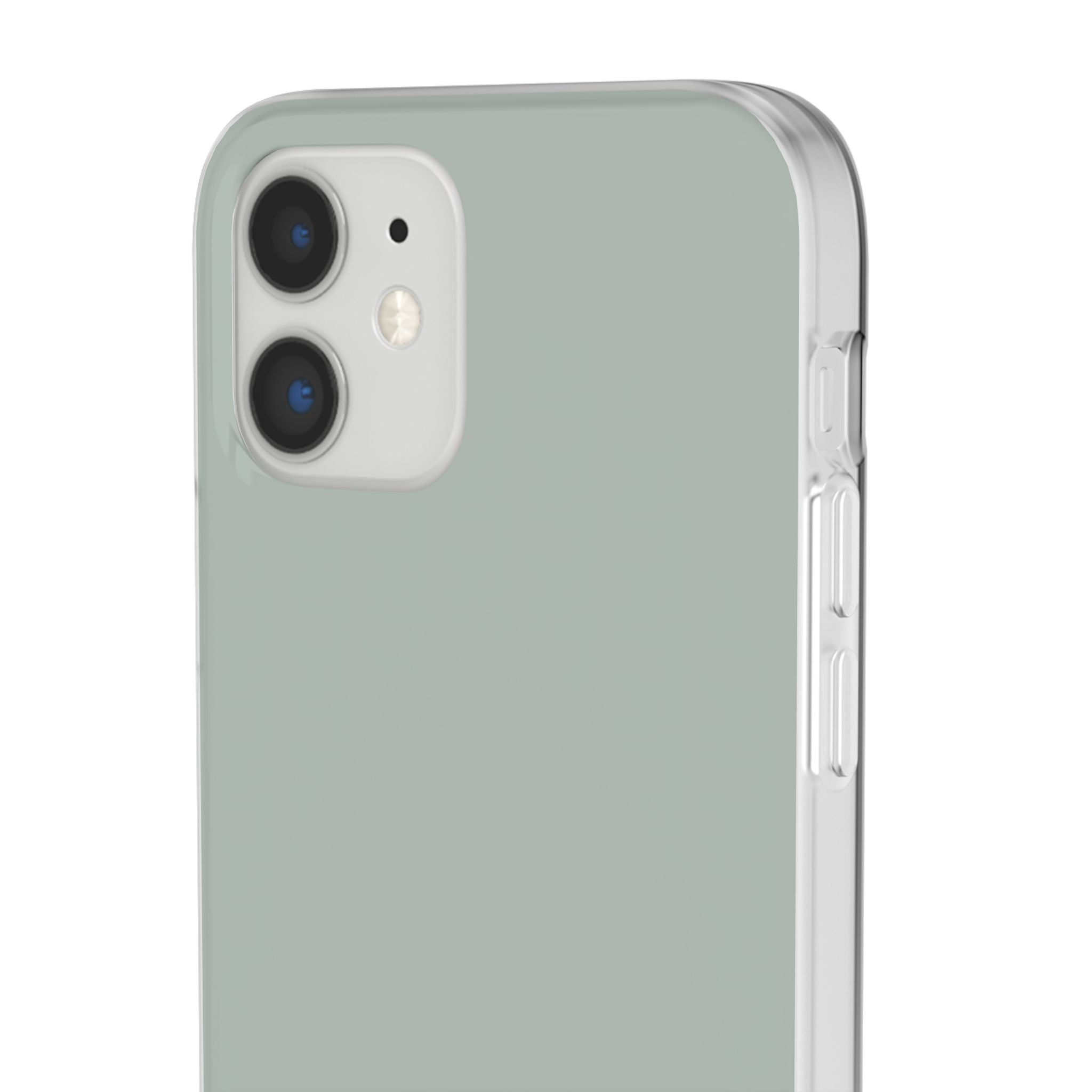 Aschgraue iPhone-Hülle – Flexi