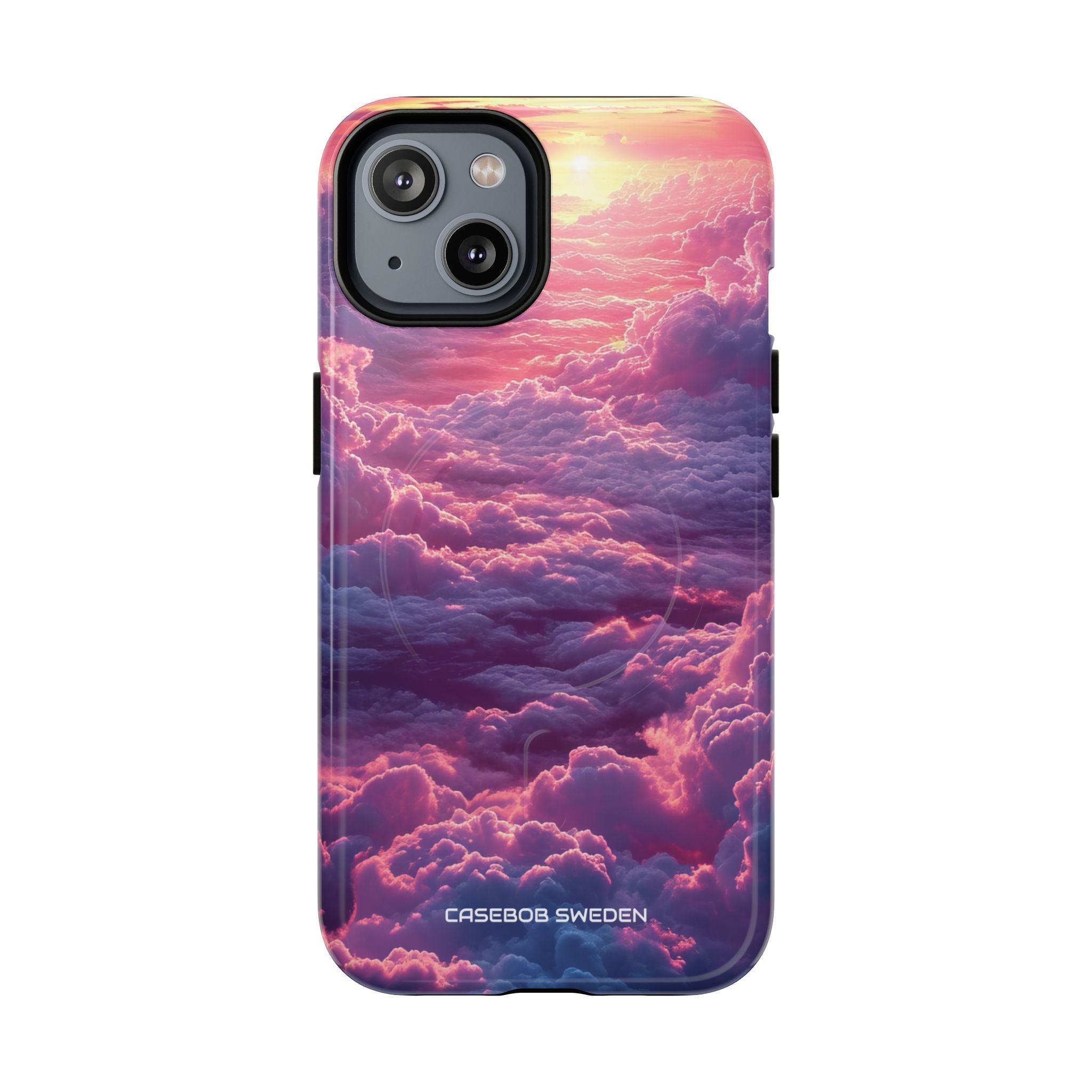 Pink Purple Clouds - Tough + MagSafe® iPhone 14 Phone Case