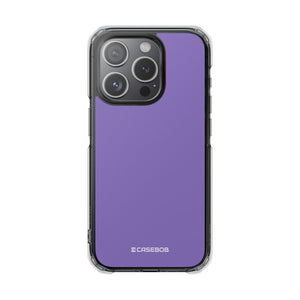 Middle Blue Purple | Phone Case for iPhone (Clear Impact Case - Magnetic)