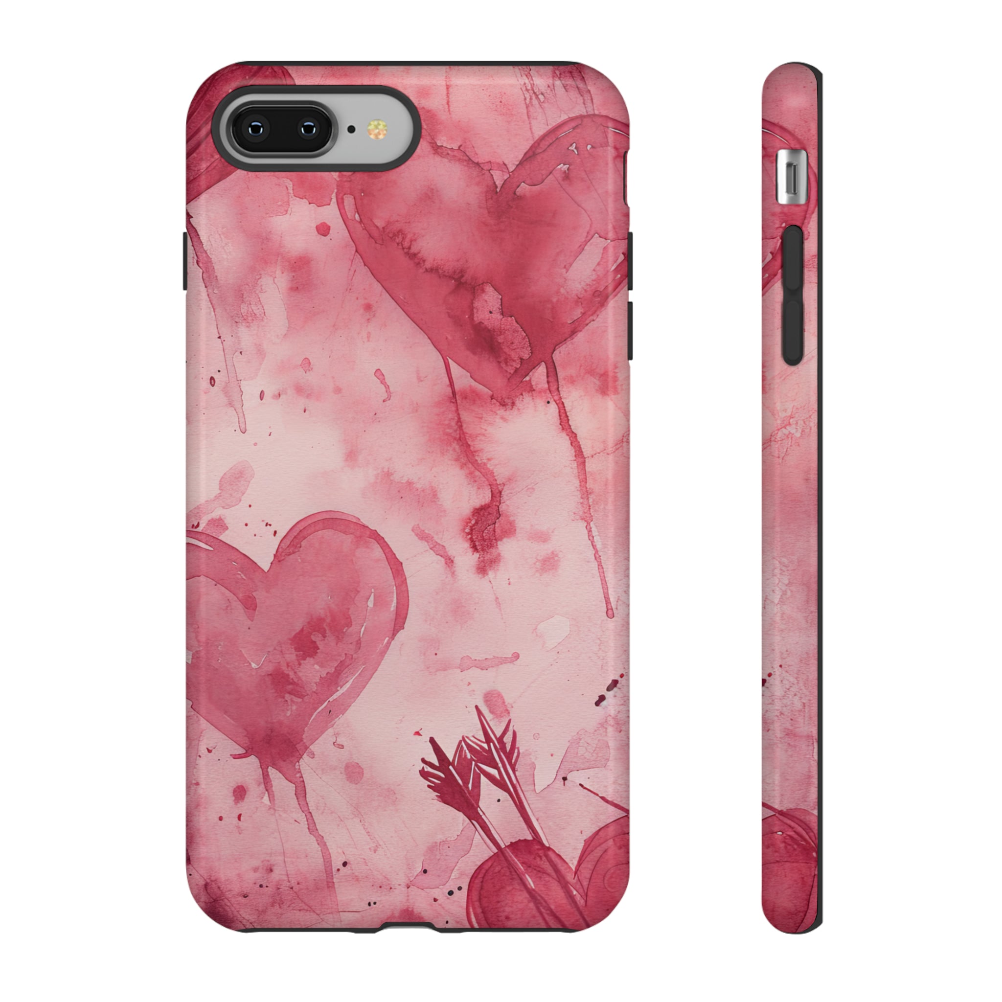 Cupid's Heart Entwined - Protective Phone Case