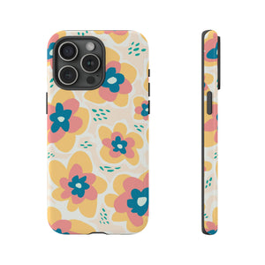 Yellow Happy Flower - Protective Phone Case