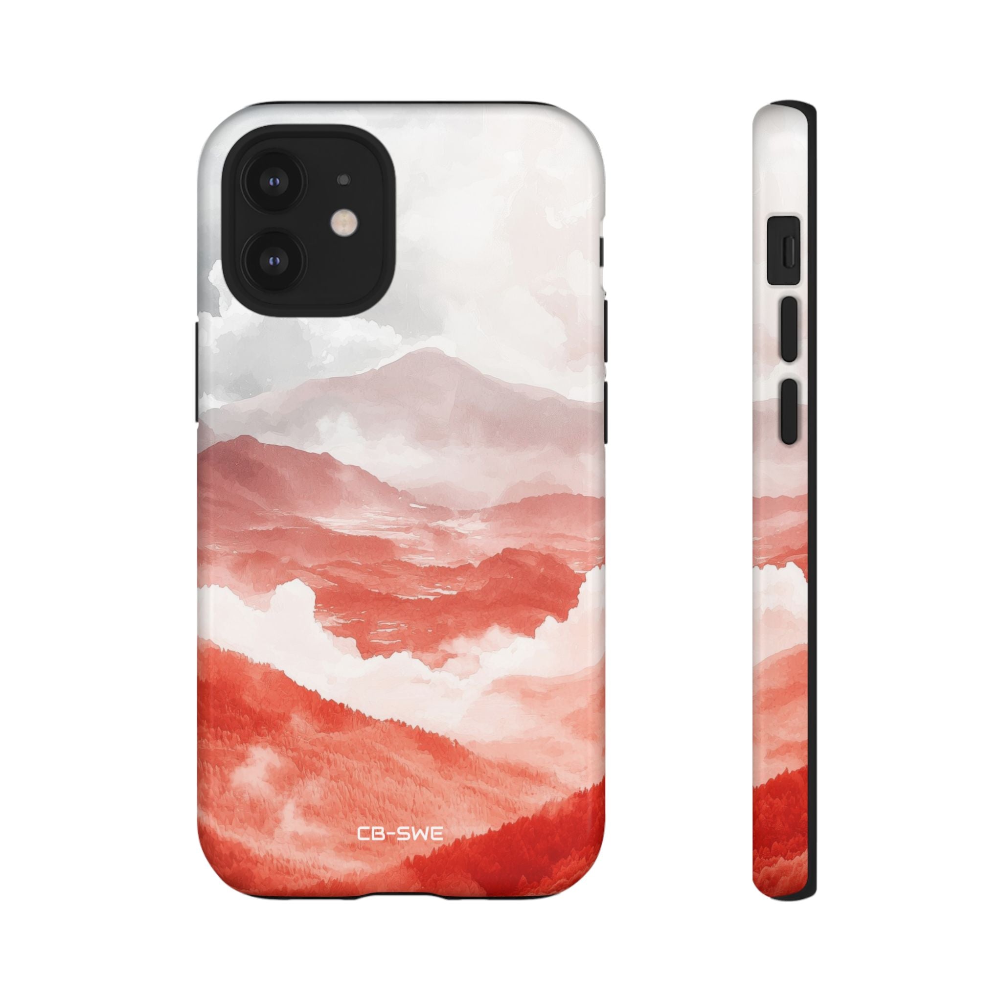 Mountain Flames Rise - iPhone Case