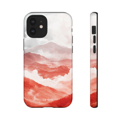 Mountain Flames Rise - iPhone Case