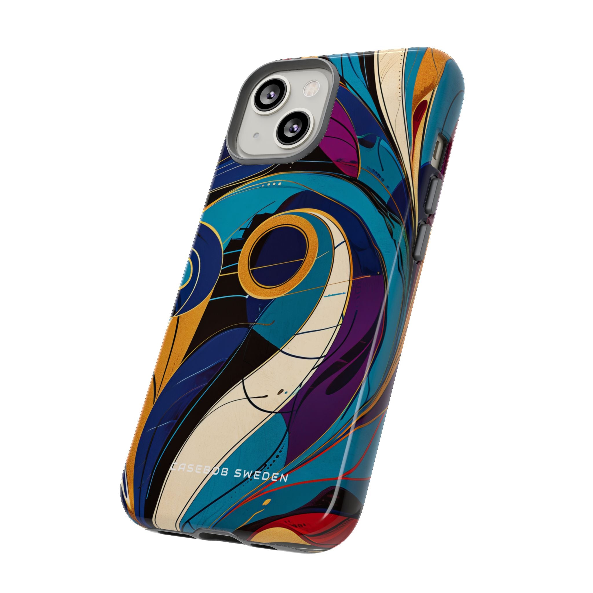 Vintage Vortex Harmony iPhone 14 - Tough Phone Case