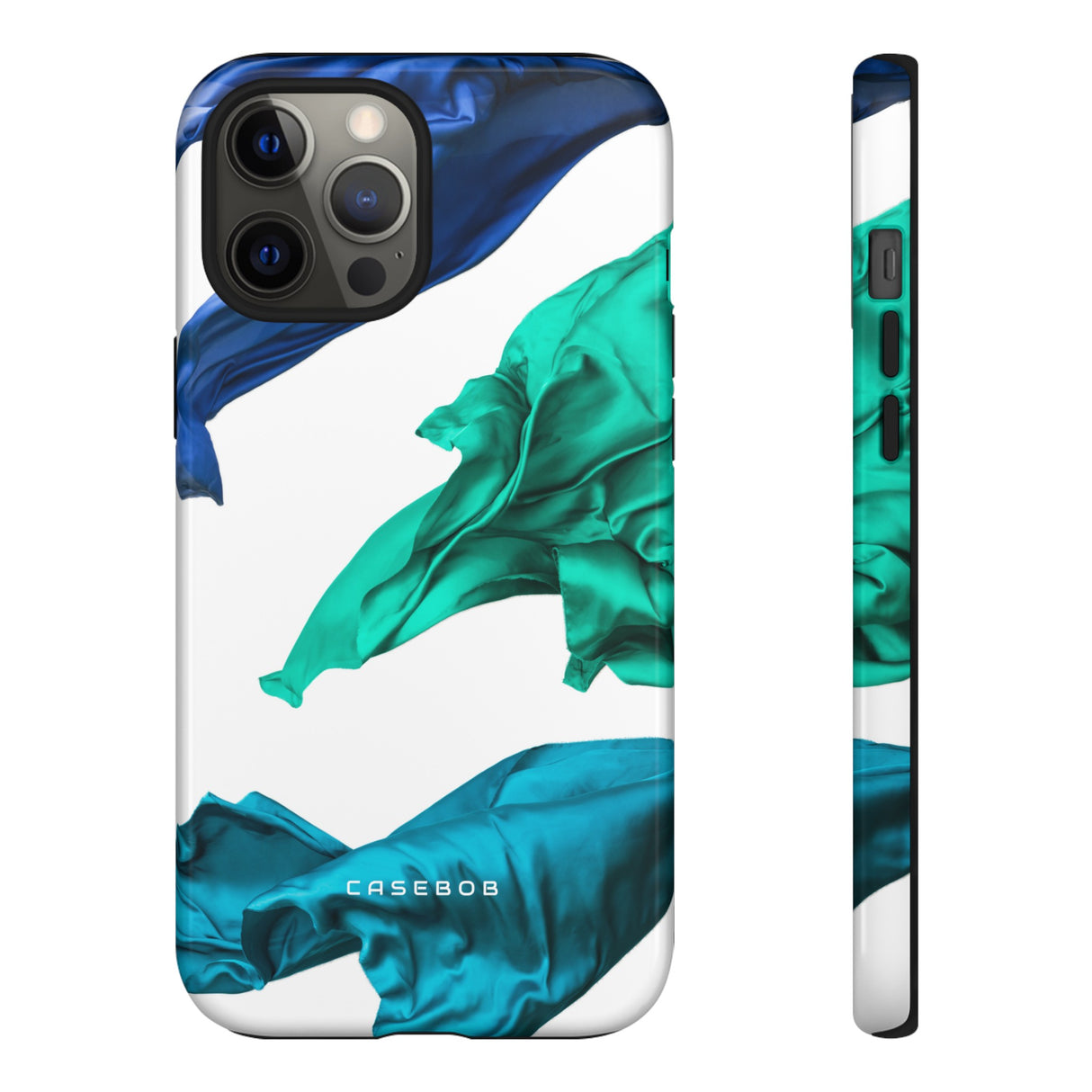 Blue Velvet Fabric - Protective Phone Case