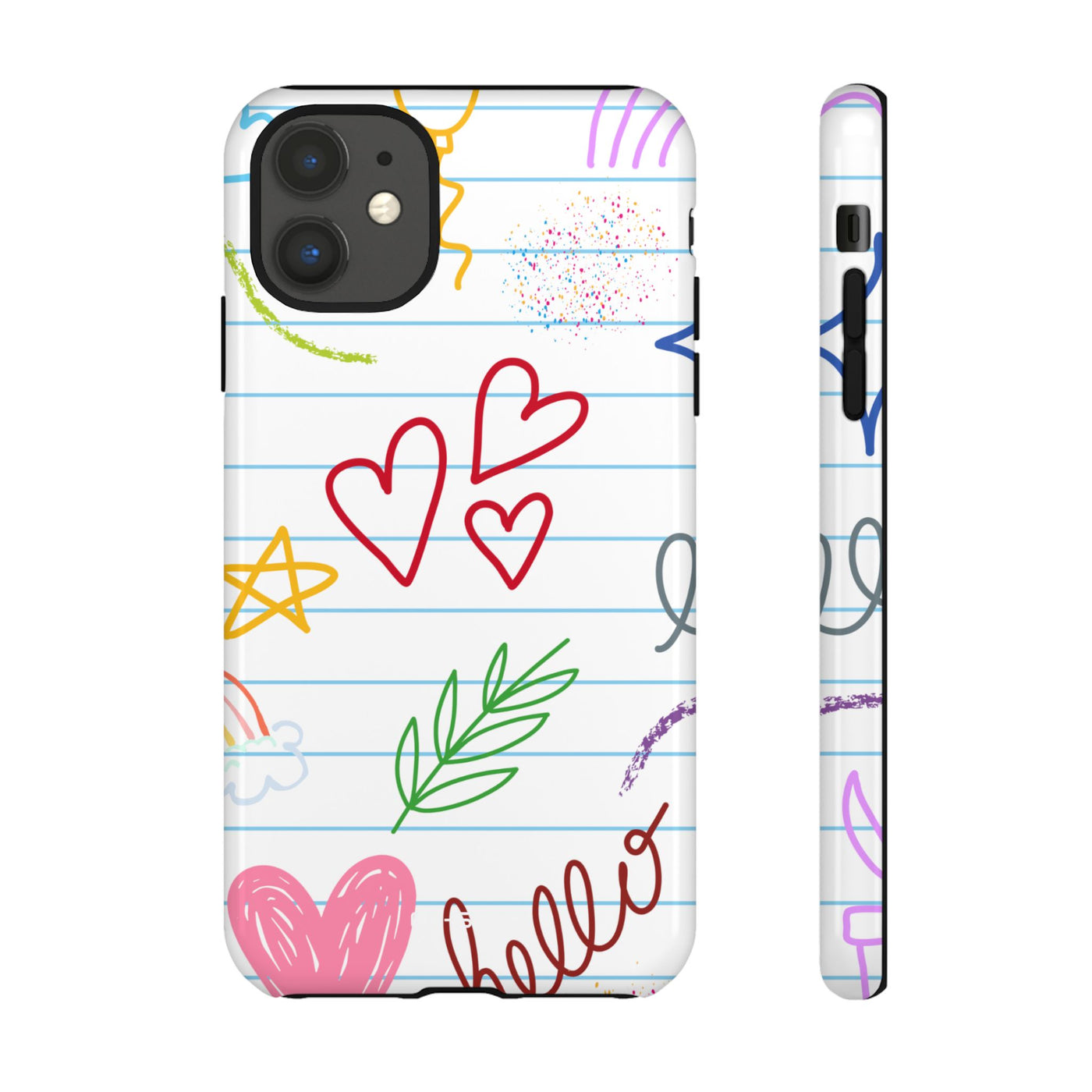 Hearts Dance Happily - iPhone Case