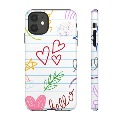 Hearts Dance Happily - iPhone Case