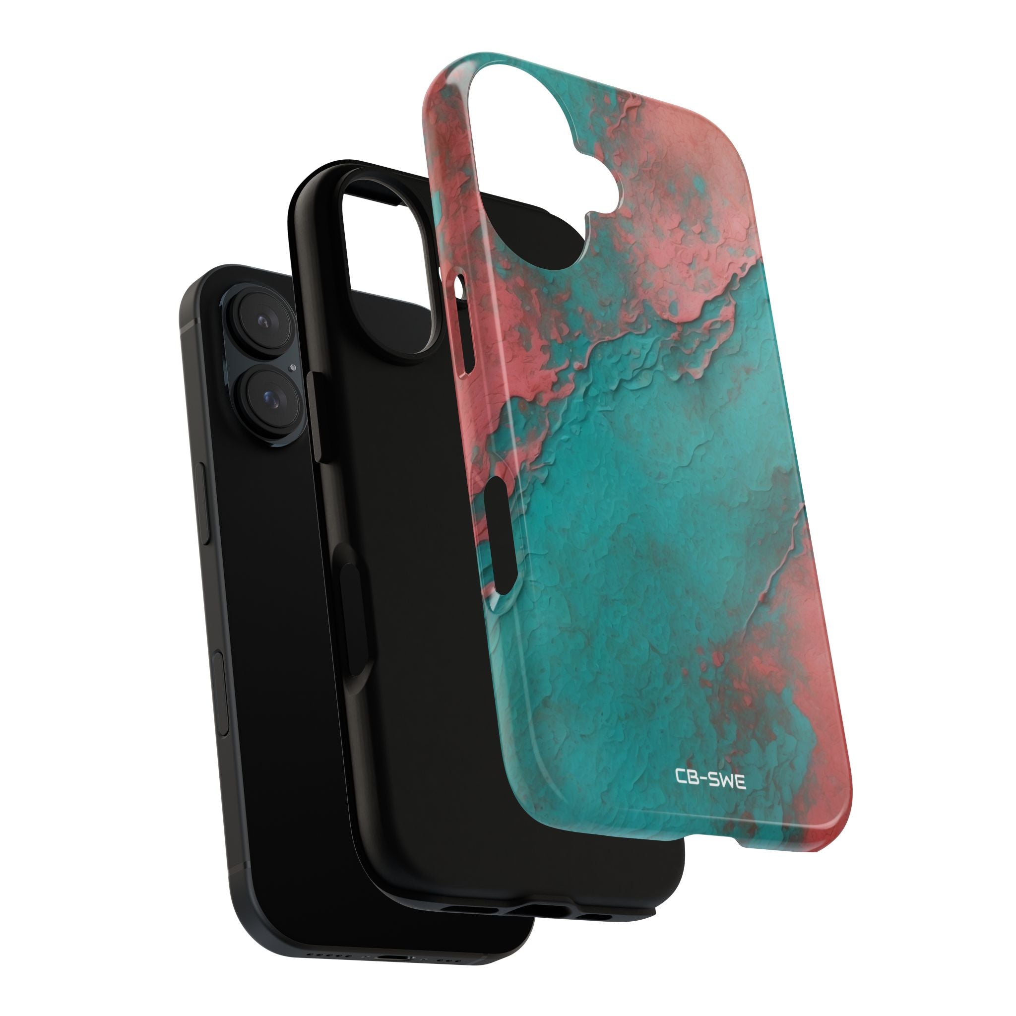Turbulent Coral Flow - iPhone Case