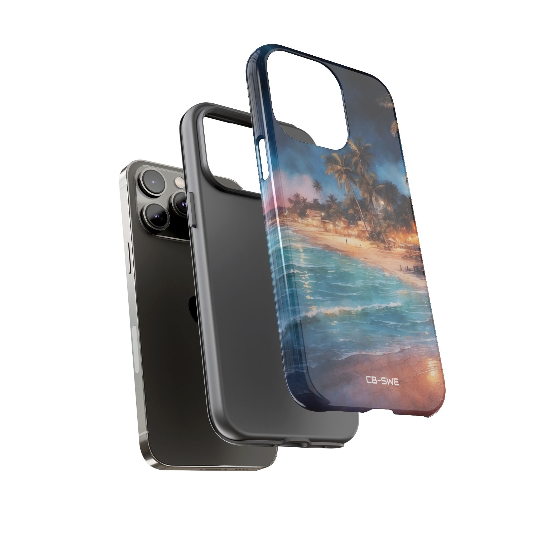 Moonlight Dances Water - iPhone Case