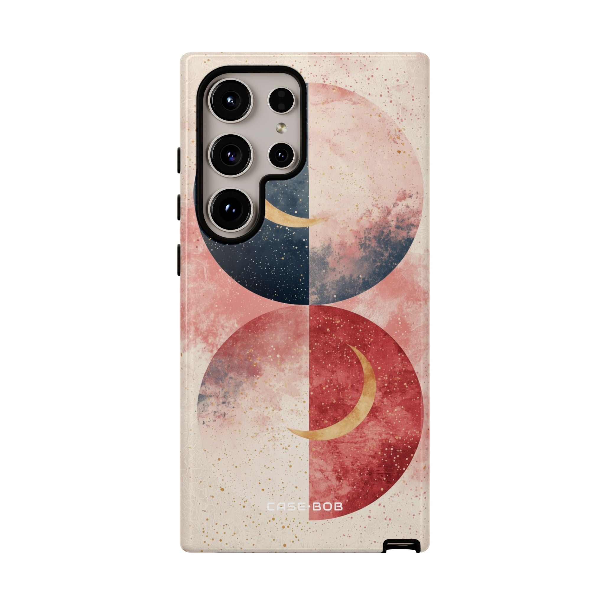 Golden Crescent Circles Samsung S24 Ultra Case - Tough