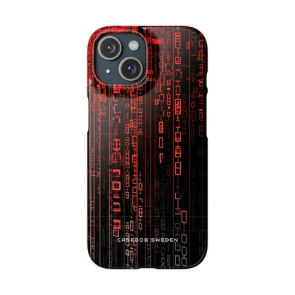 Gradient Cyberflux Network iPhone 15 - Slim Phone Case