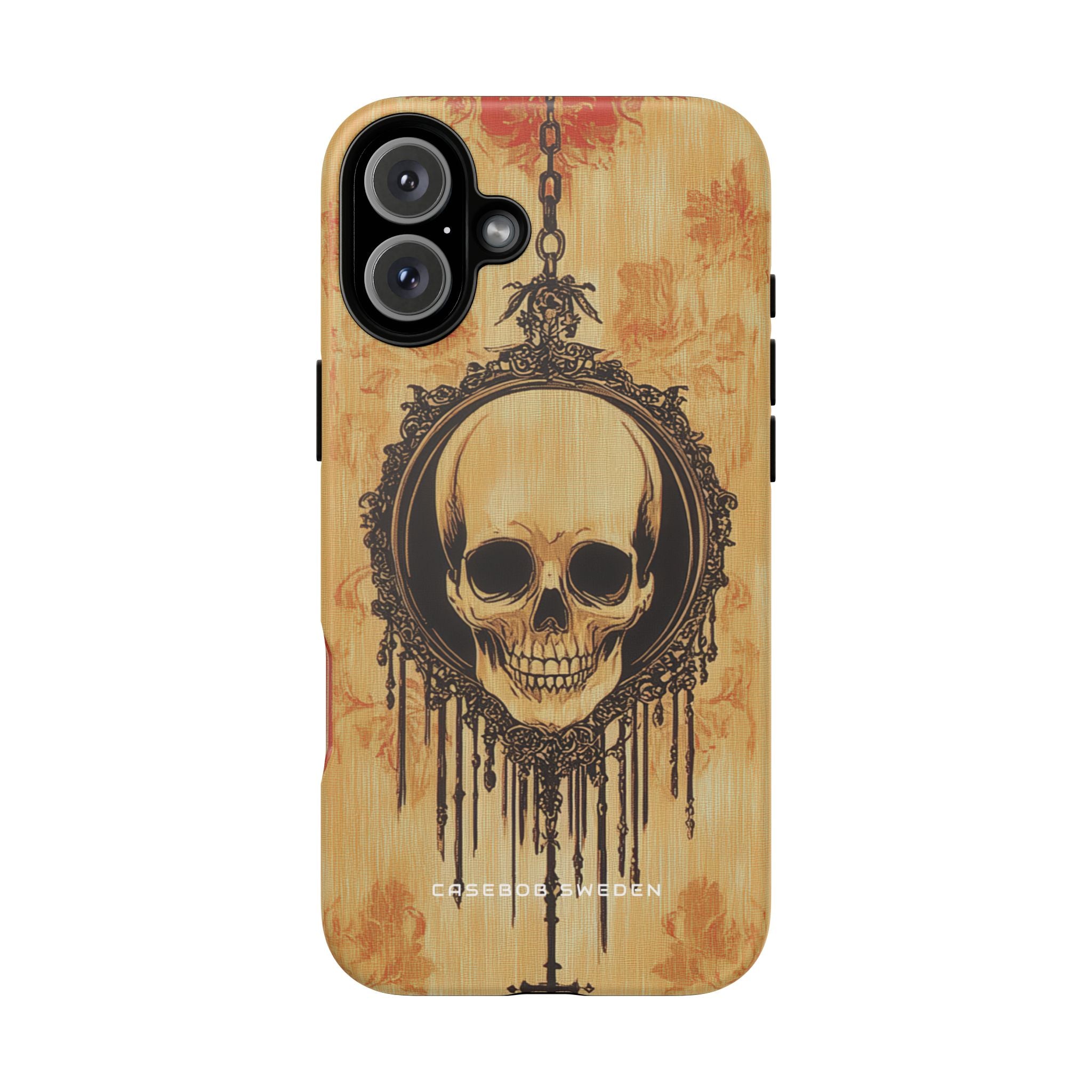 Gothic Skull Elegance iPhone 16 - Tough Phone Case