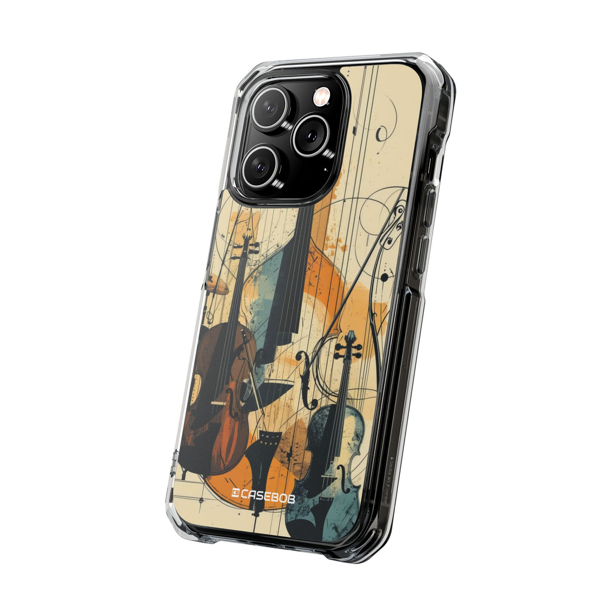 Strings in Motion - Phone Case for iPhone (Clear Impact - Magnetic)