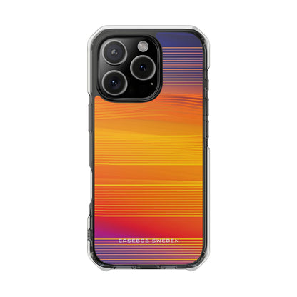 Gradient Sunset Flow iPhone 16 - Clear Impact Phone Case