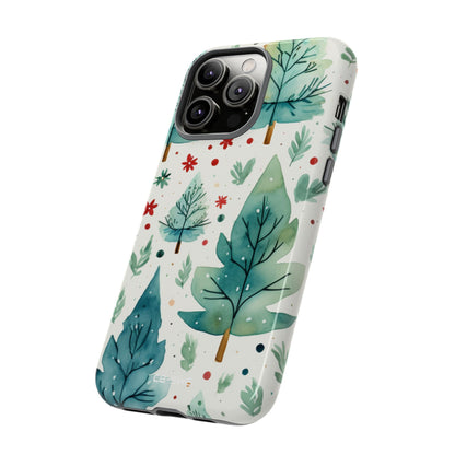 Joyful Evergreen Dance - iPhone Case