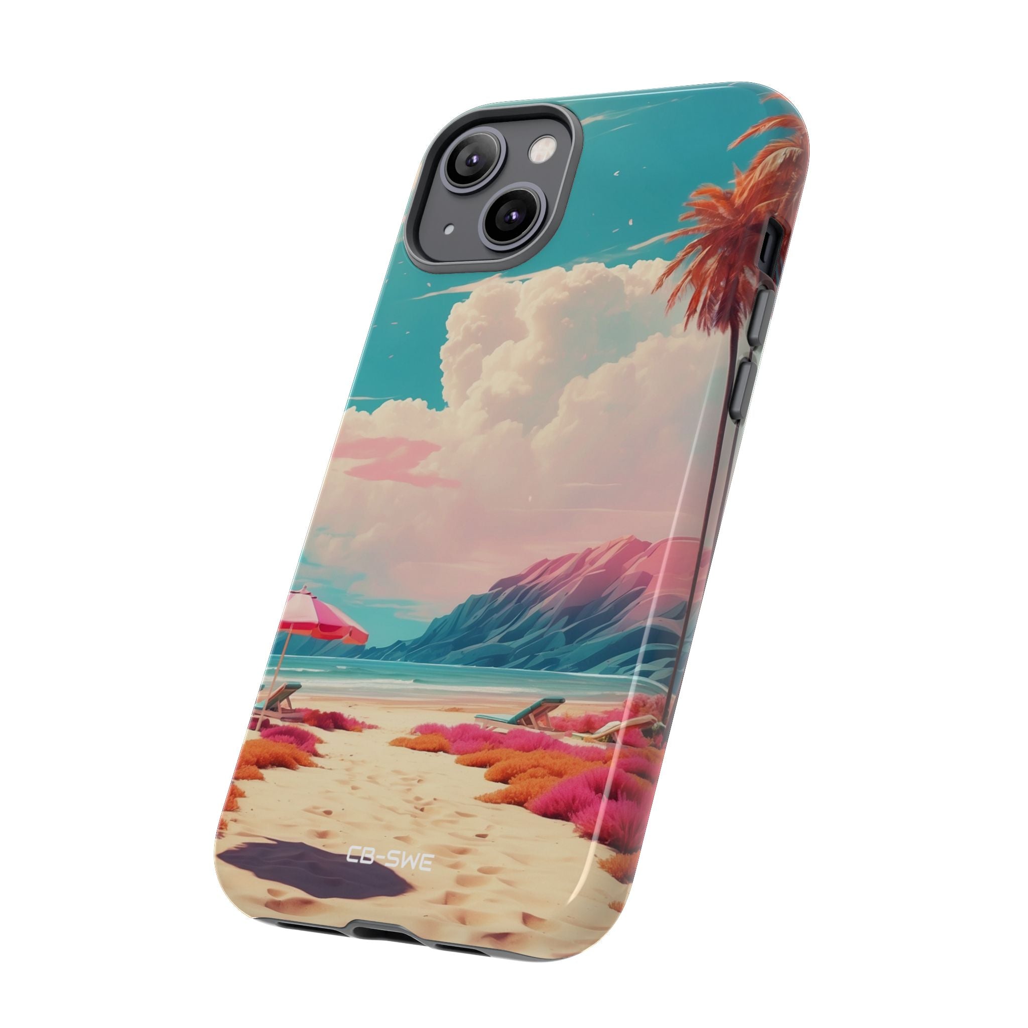 Vibrant Umbrellas Stand - iPhone Case