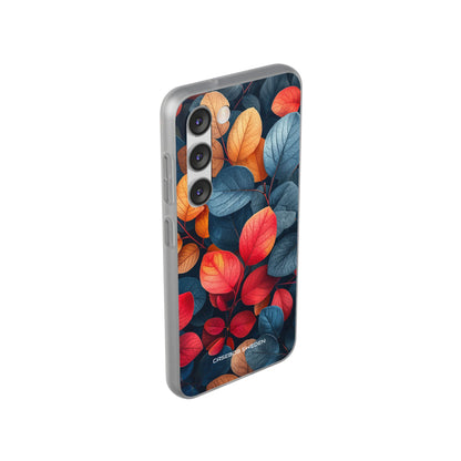 Vibrant Nature Leaves - Flexi Samsung S23 Phone Case