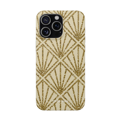 Gold Diamond Radiance iPhone 15 Pro Max Case - Soft