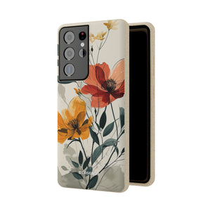 Serene Floral Harmony | Biodegradable Phone Case