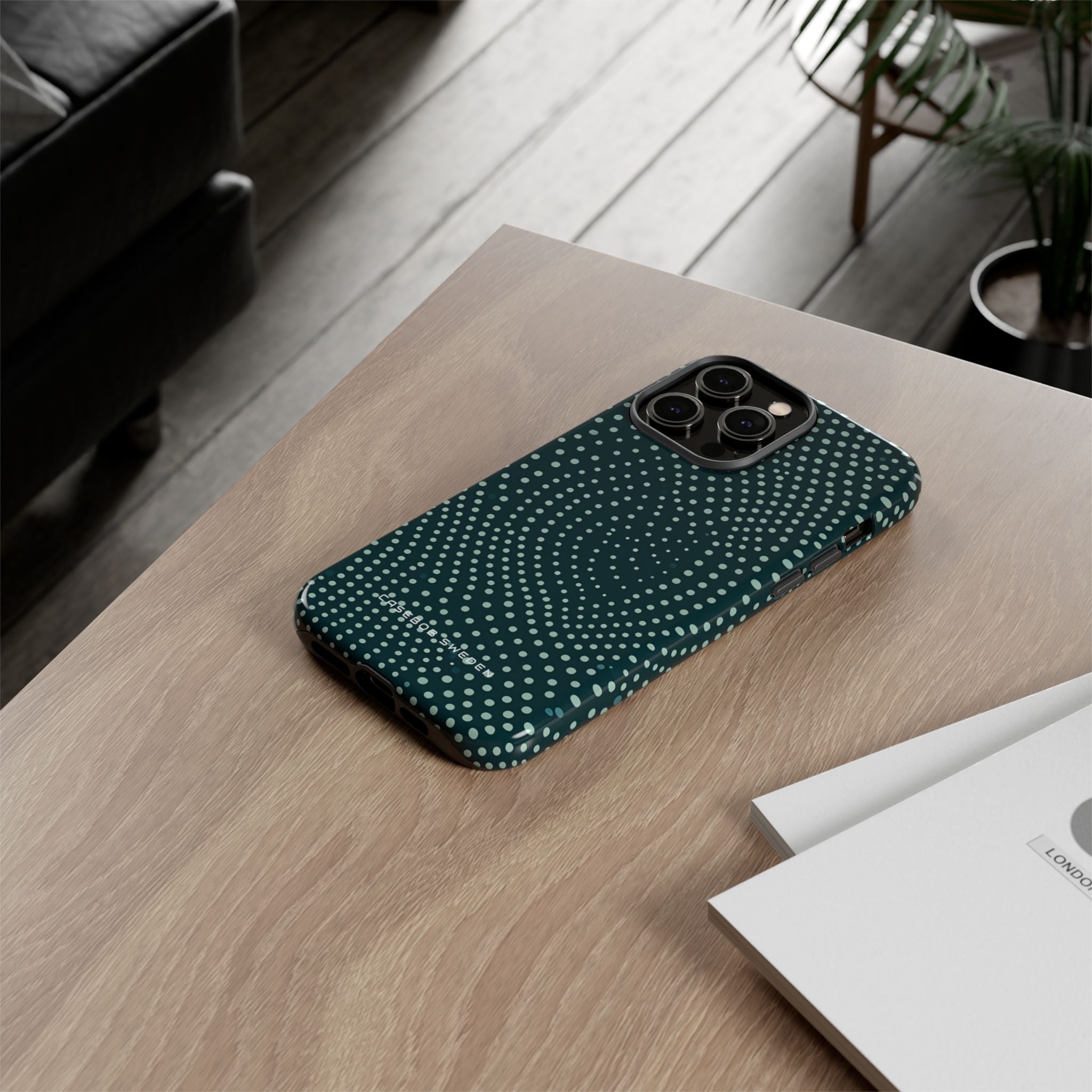 Teal Rippleflow iPhone 14 - Tough Phone Case