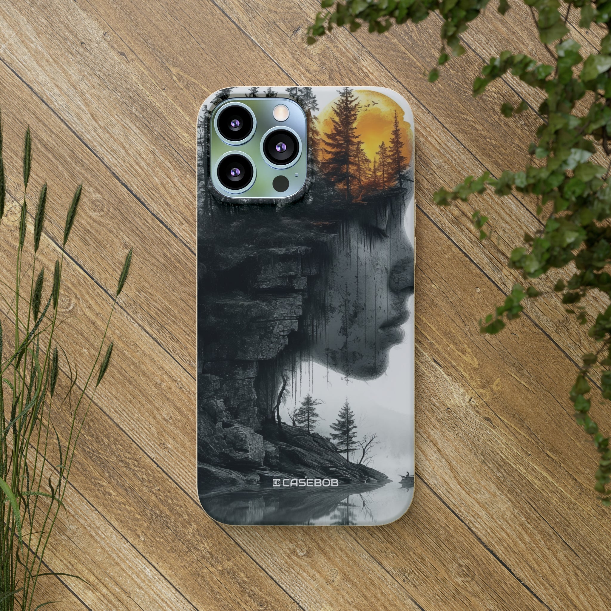 Nature's Reflection | Biodegradable Phone Case