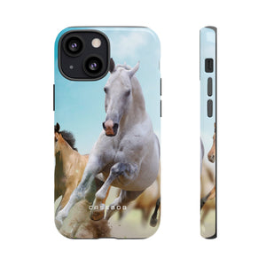 Blue Sky Horses - Protective Phone Case