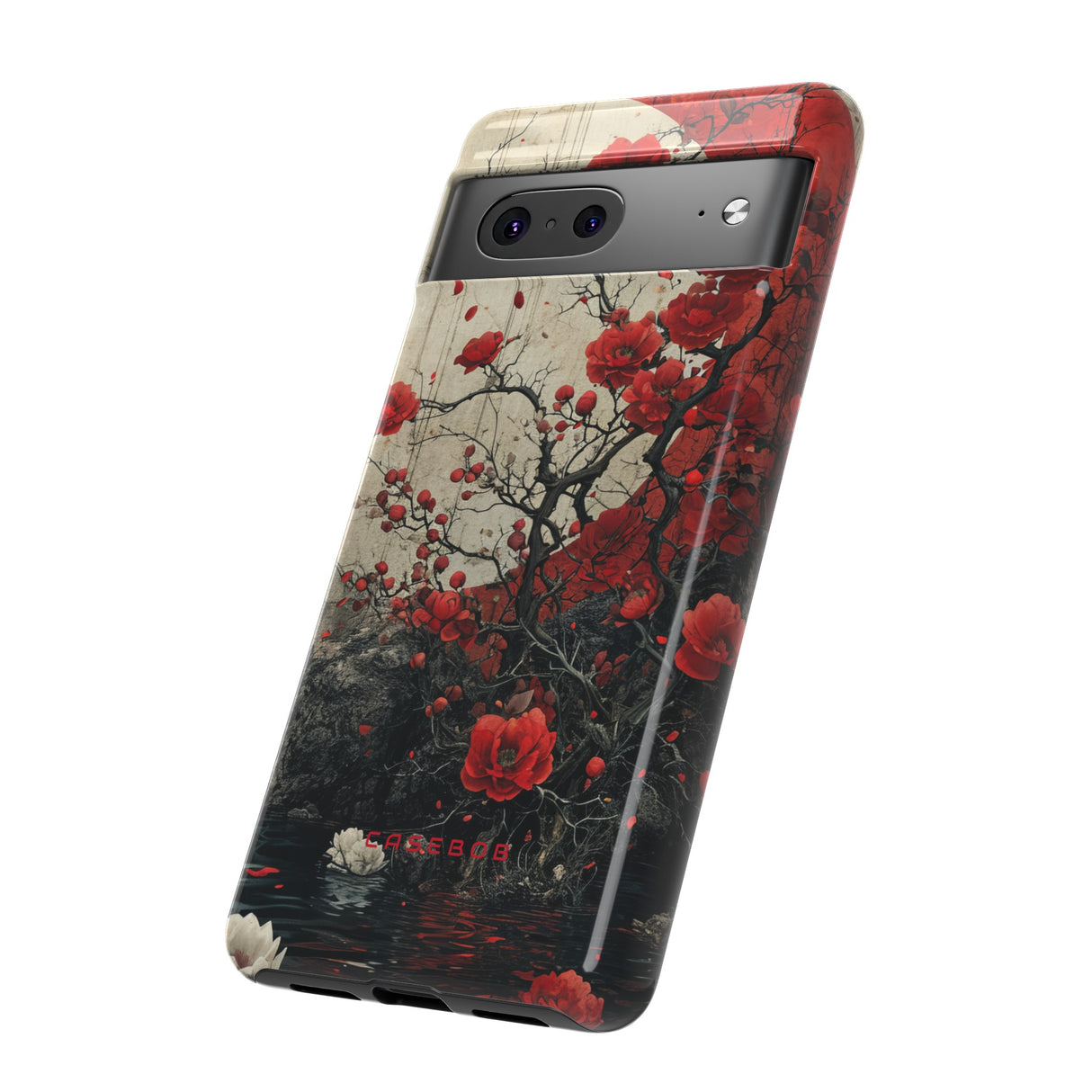 Moonlit Rose Peace - Protective Phone Case