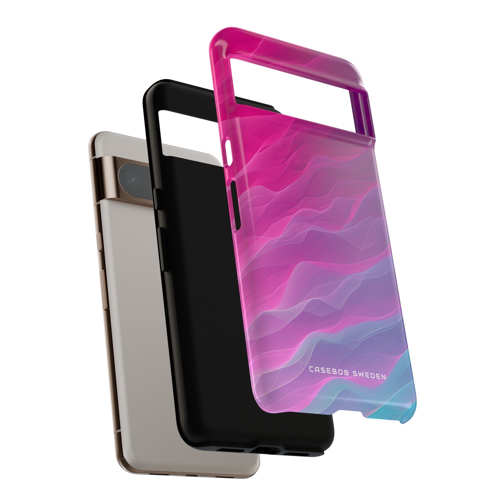 Gradient Oceanflow Waves Google Pixel 8 - Tough Phone Case