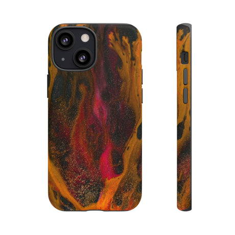 Bon Fire Ink Art iPhone Case (Protective) iPhone 13 Mini Matte Phone Case