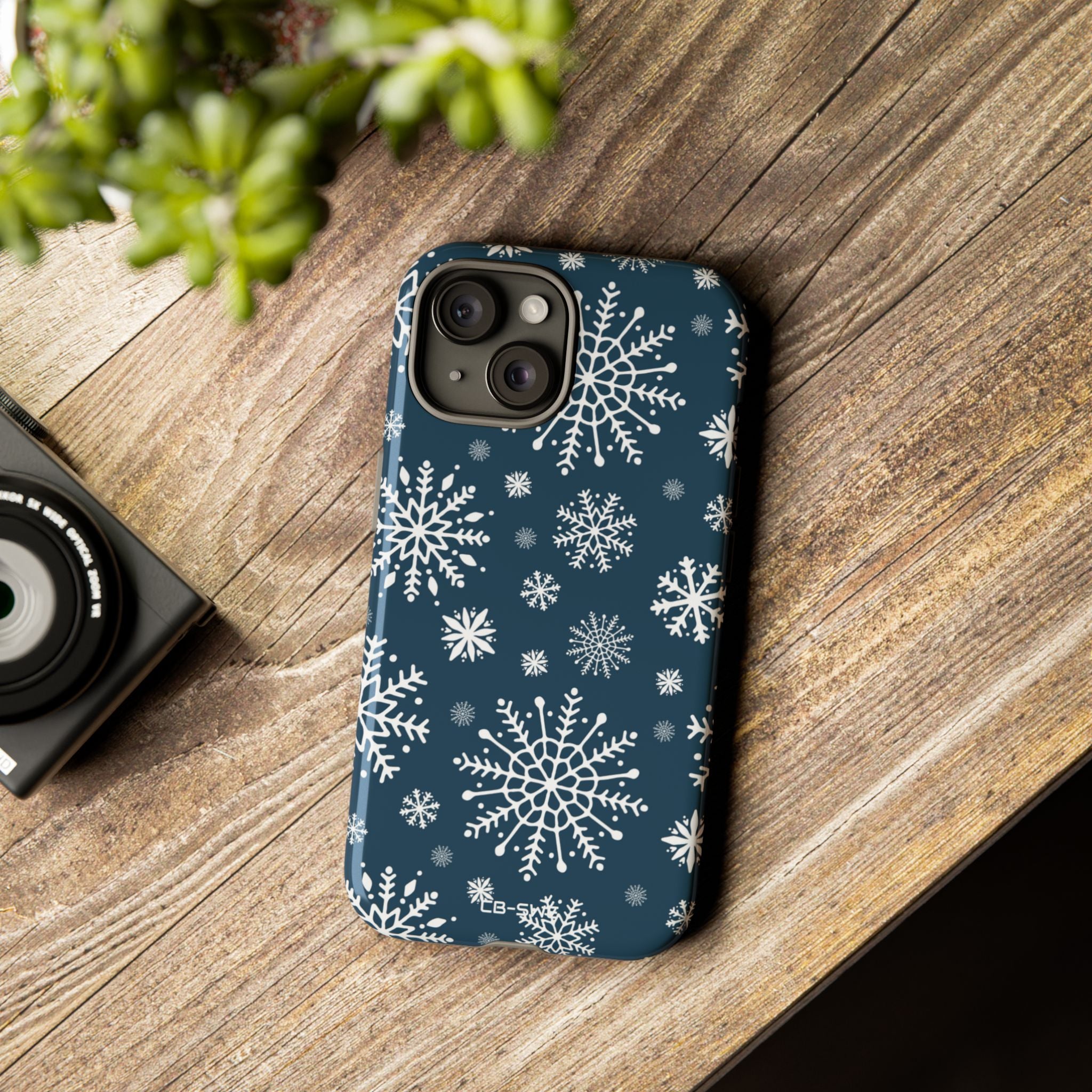 Snowflakes Dance Gracefully - iPhone Case