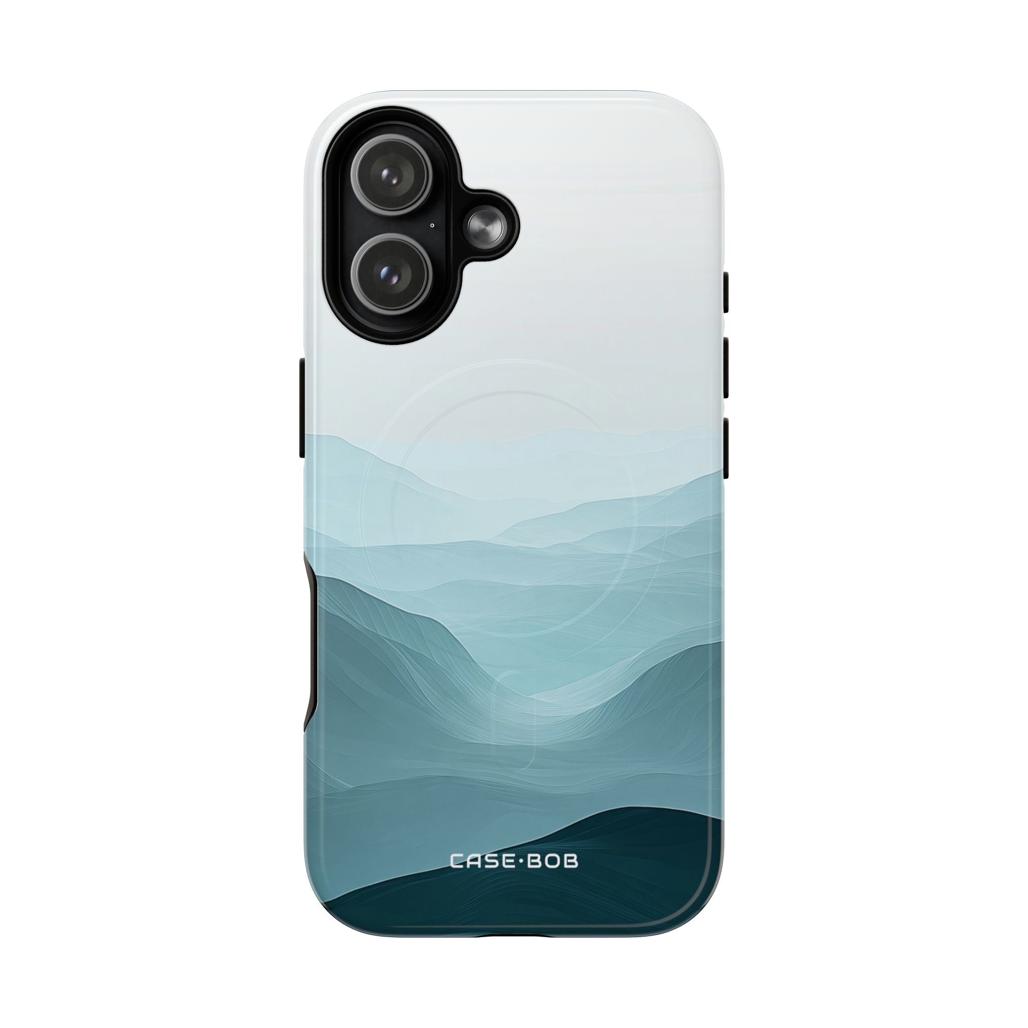 Teal Mist Mountains iPhone 17 Case - Tough+
