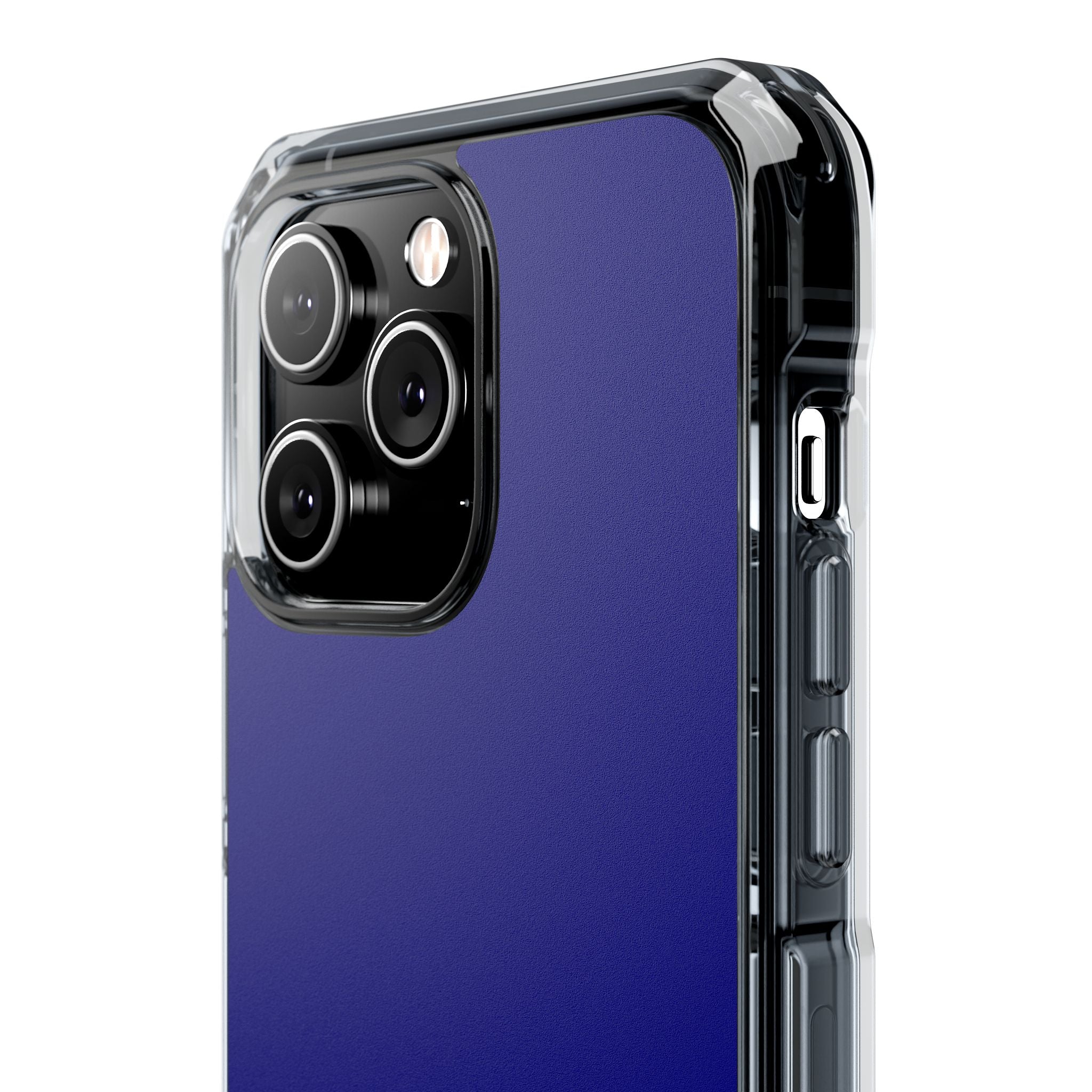 Navy Blue - Clear Impact Case for iPhone