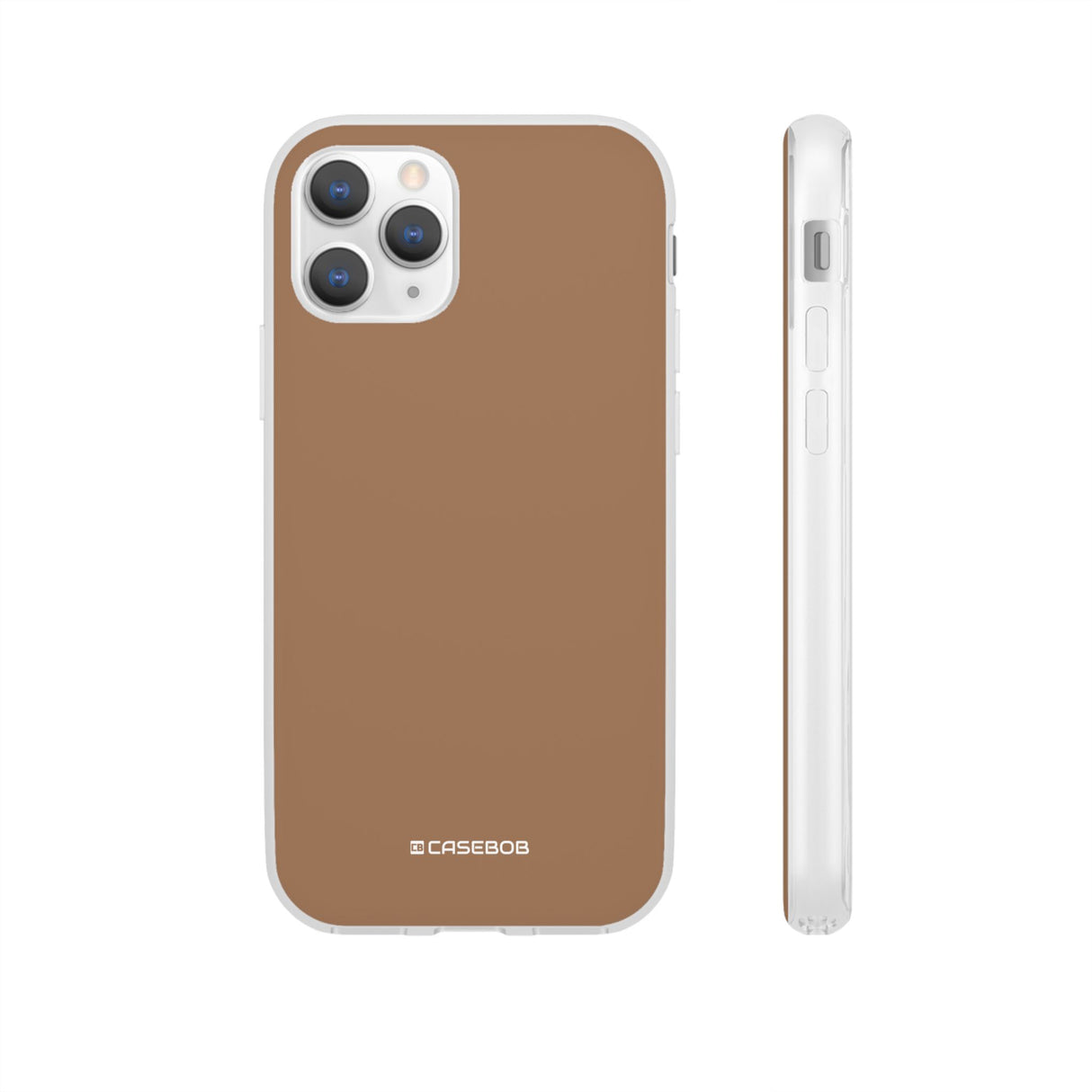 Chamoisee Brown | Handyhülle für iPhone (Flexi Case) 