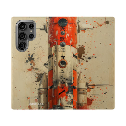 Crimson Rocket - Samsung S23 Ultra Case - Portemonnee