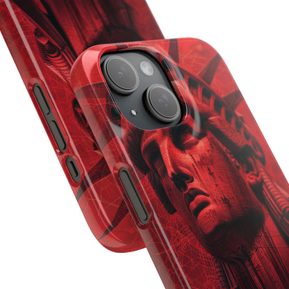 Zen Red Liberty Vision iPhone 15 - Slim Phone Case