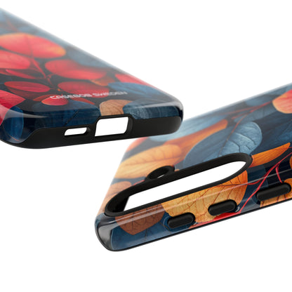 Vibrant Nature Leaves - Tough Samsung S24 Phone Case