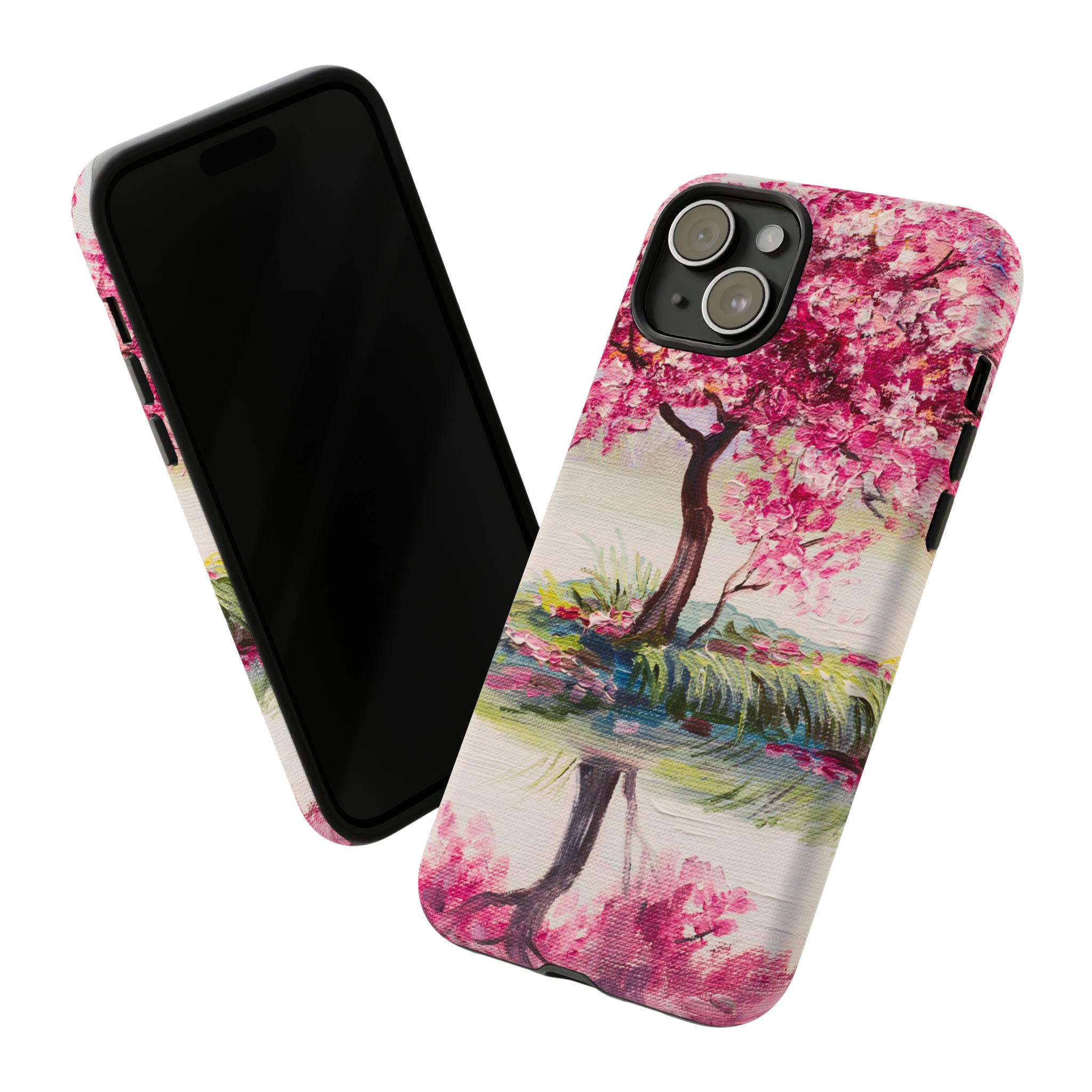 Oil painting - Oriental Cherry Tree - Protective Phone Case