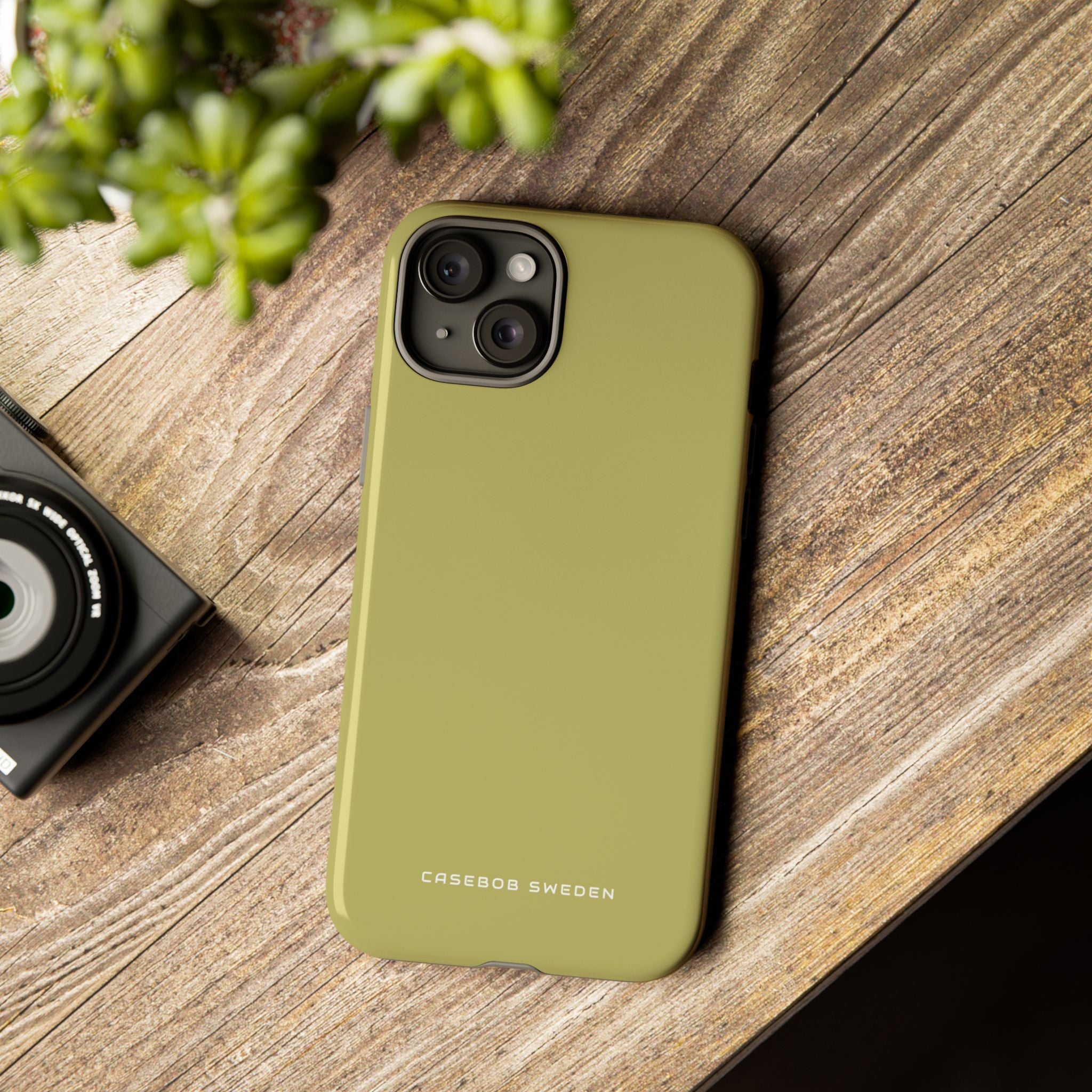 Dark Khaki iPhone 15 - Tough Phone Case