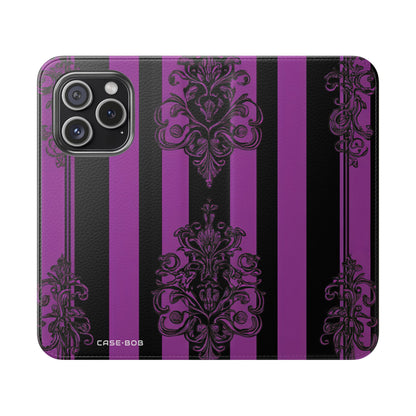Baroque Stripes - iPhone 15 Pro Case - Wallet