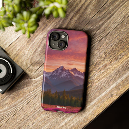 Mountain Peaks Glow - iPhone Case