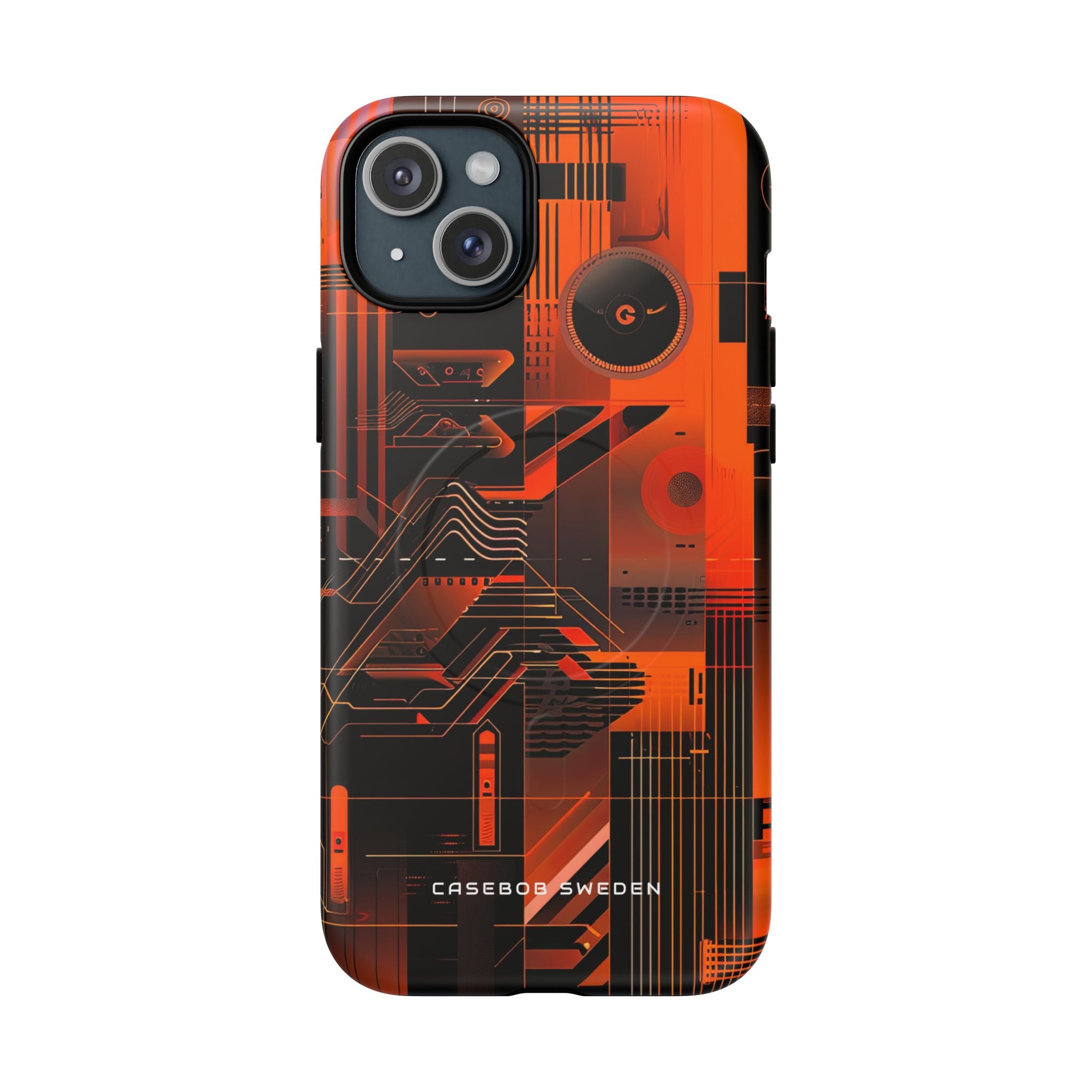 Gradient Circuitburst iPhone 15 | Tough+ Phone Case