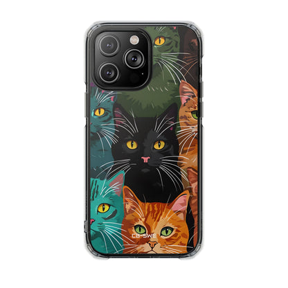 Colorful Cat Charisma iPhone Case - Impact