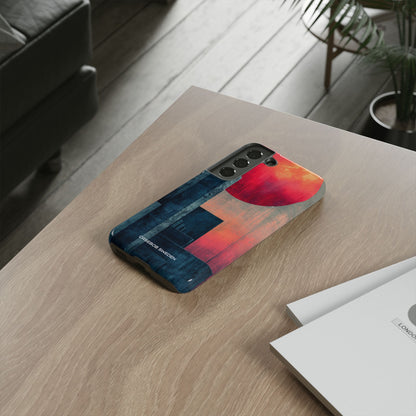 Abstract Geometric Skyline - Tough Samsung S22 Phone Case