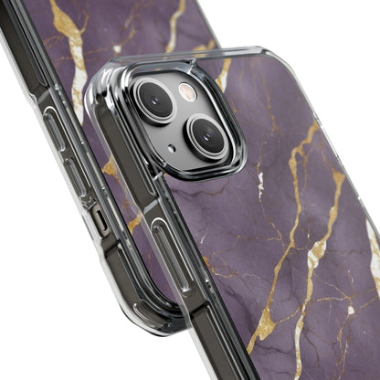 Golden Veins Flowing iPhone Case - Impact