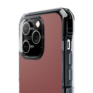 Marsala Hue | Phone Case for iPhone (Clear Impact Case - Magnetic)