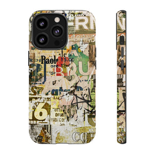 Grunge Vintage Poster - Protective Phone Case