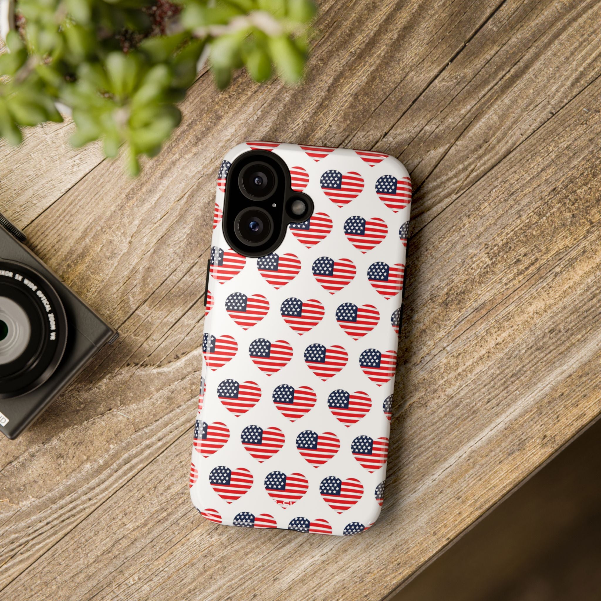 Hearts Embrace Freedom - iPhone Case