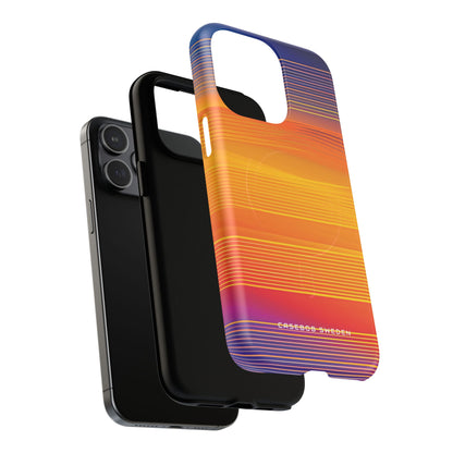 Gradient Sunset Flow iPhone 15 | Tough+ Phone Case