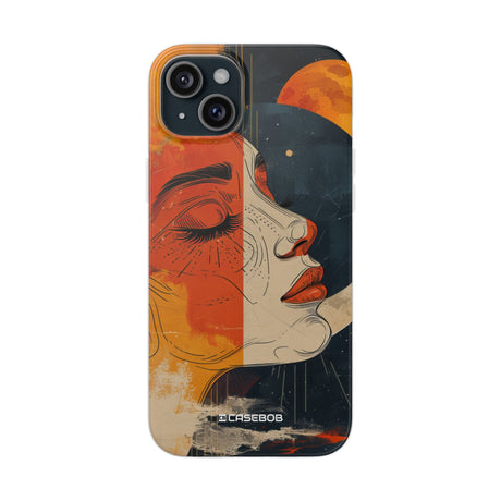 Celestial Duality | Flexible Phone Case for iPhone